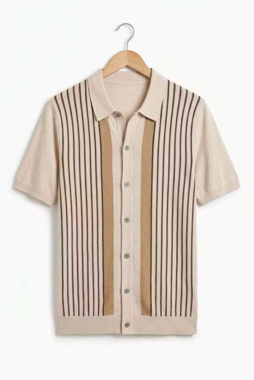 Riviera Stripe Knit Shirt