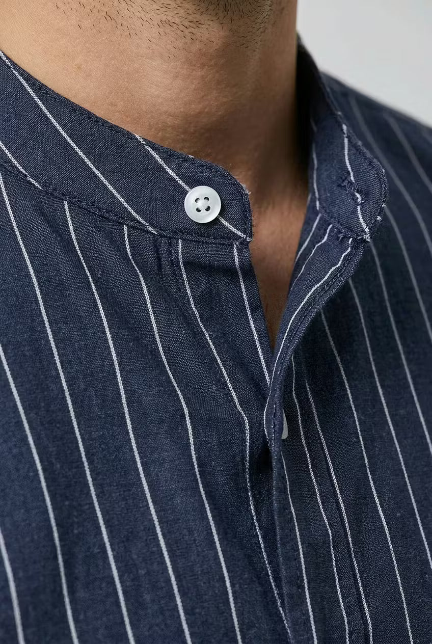 Coastal Stripe Three-Quarter Shirt