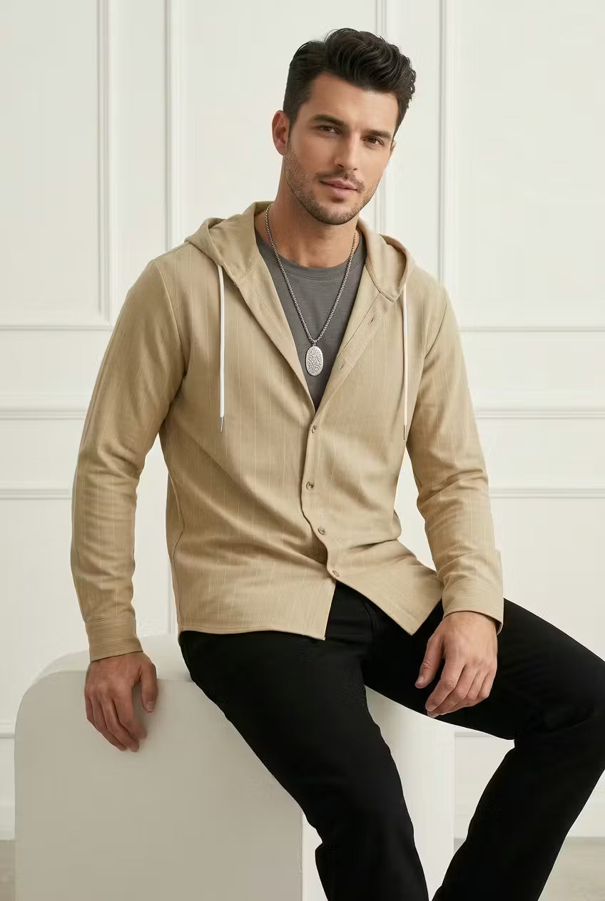 Coastline Rib Hood Shirt
