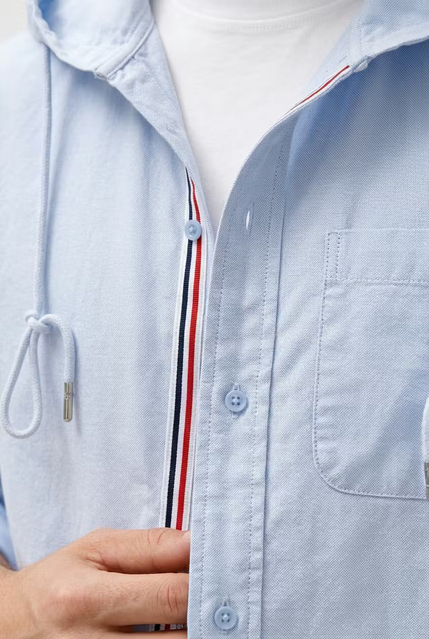 Coastal Ridge Hooded Overshirt