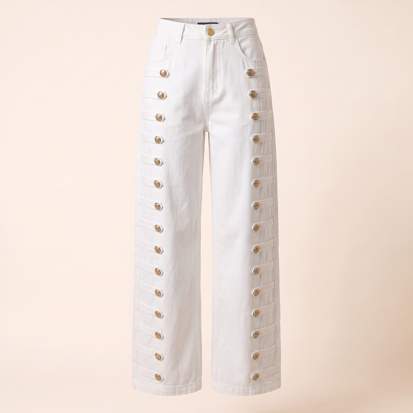 Arden gewassen jeans met rechte pijpen