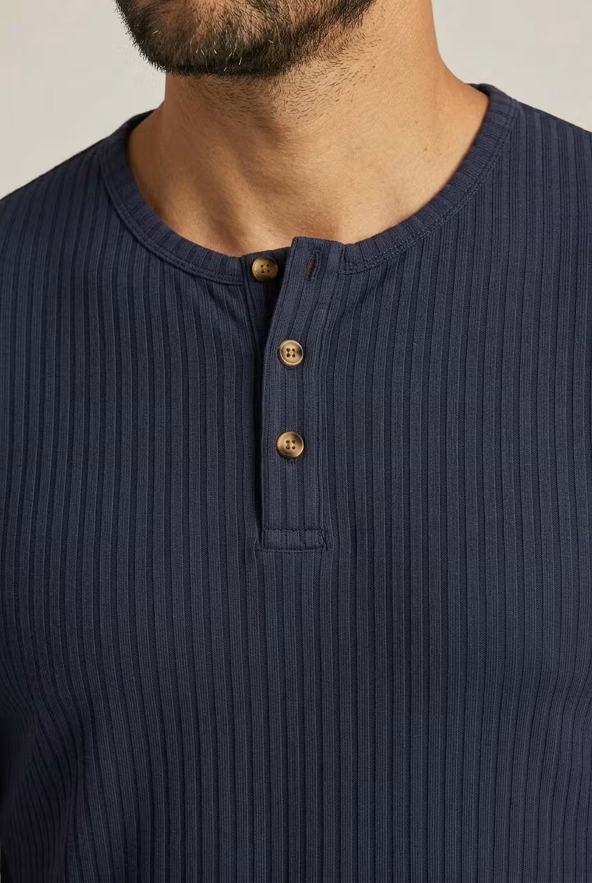 Weston Ribbed Henley Tee