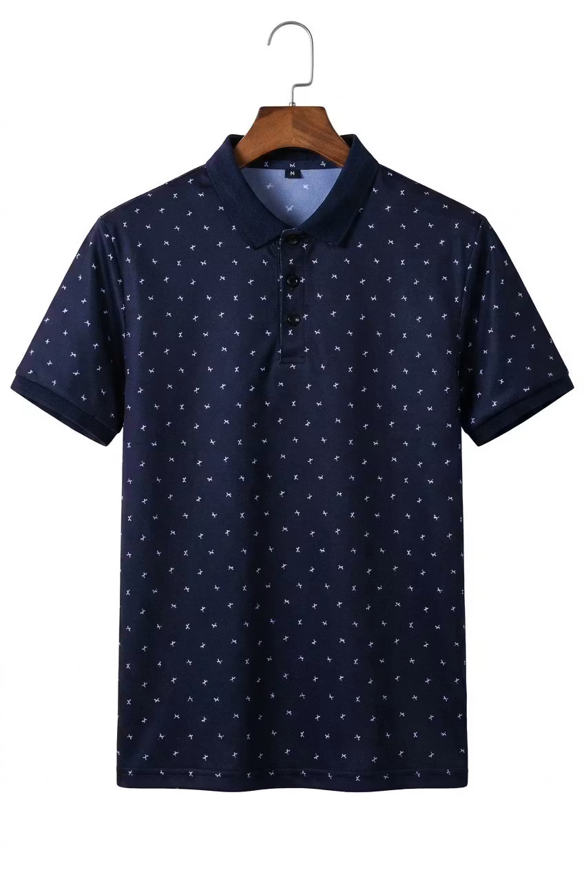 Birdie Print Golf Polo