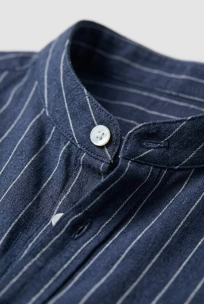 Coastal Stripe Three-Quarter Shirt