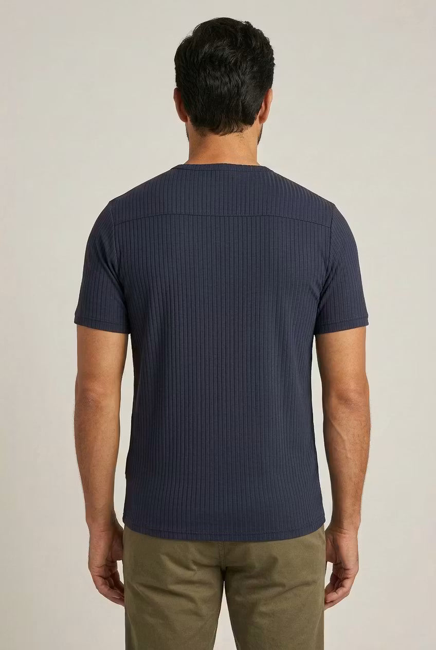 Weston Ribbed Henley Tee