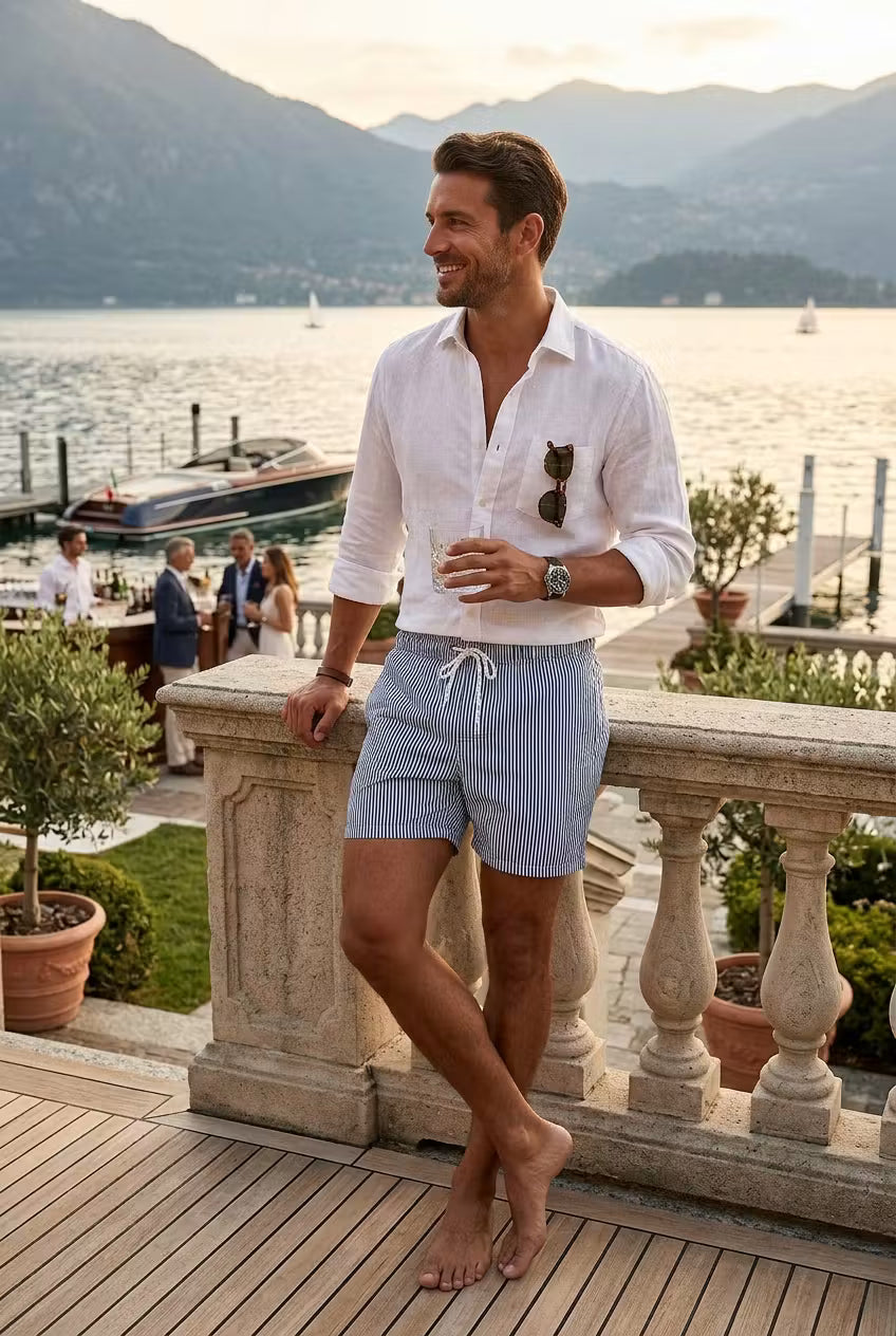 Harbour Stripe Swim Shorts