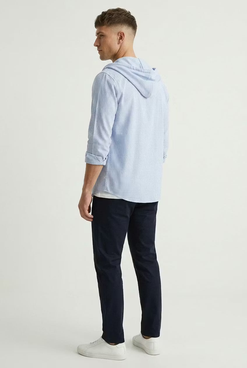 Bayview Hooded Stripe Shirt