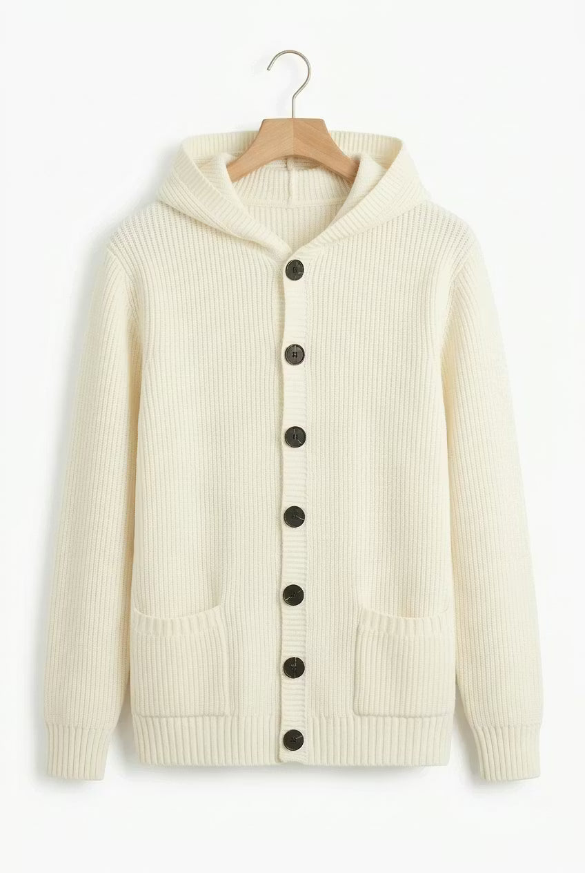 Coast Knit Hoodie Cardigan