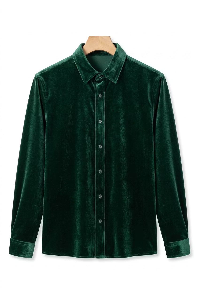 Velvet Button Shirt