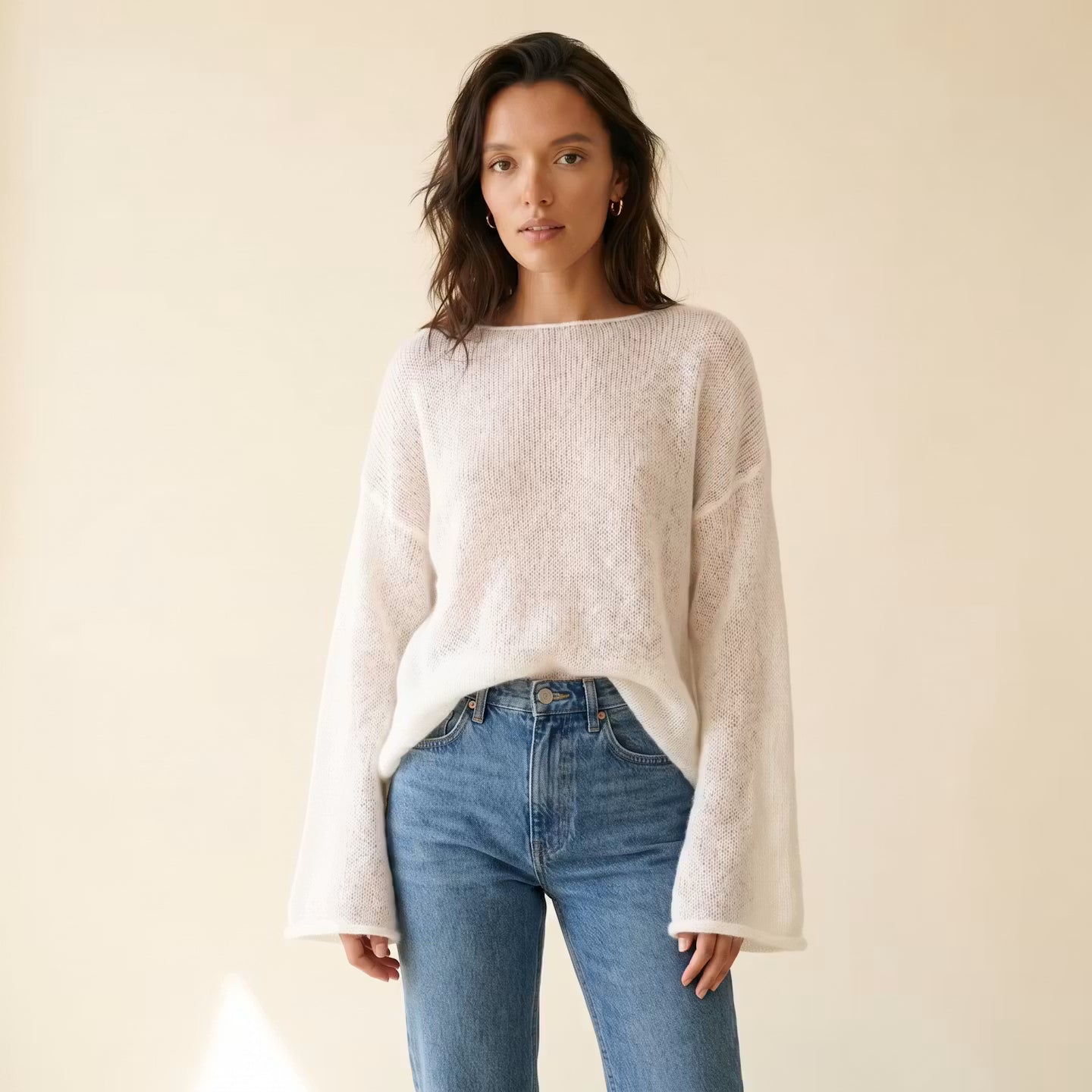 Élise Sheer Knit Pullover