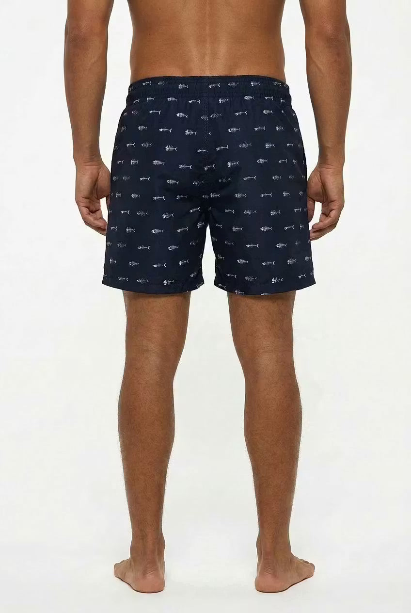 Harbour Fish Bones Swim Shorts