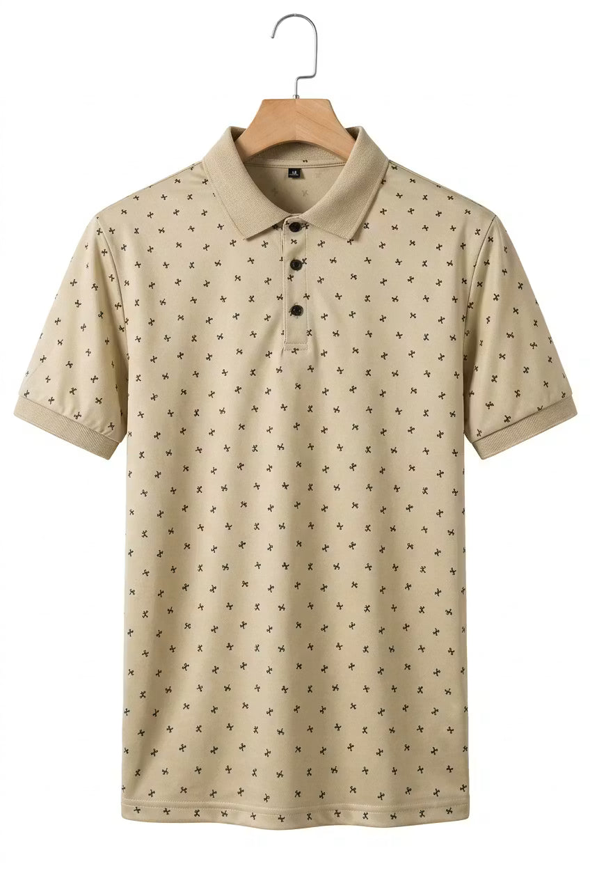 Birdie Print Golf Polo