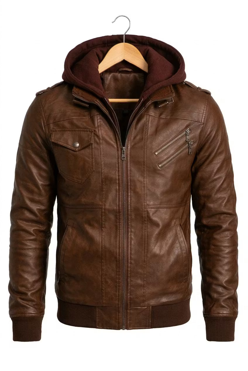 Ironwood Hooded Moto Jacket