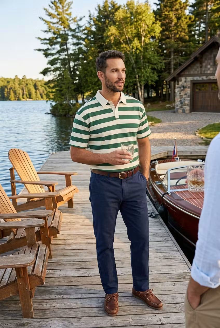 Oakmont Stripe Polo