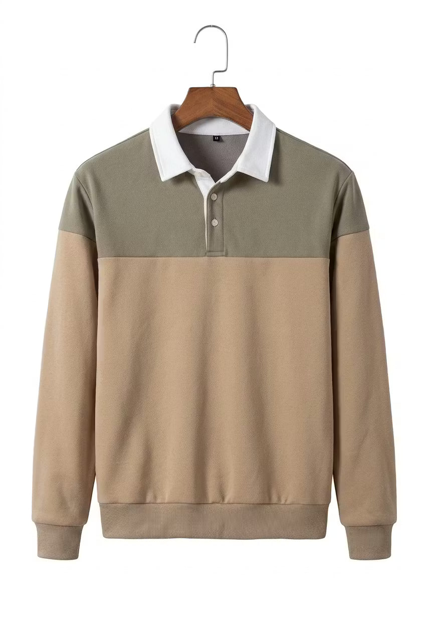 Harbour Block Polo Pullover