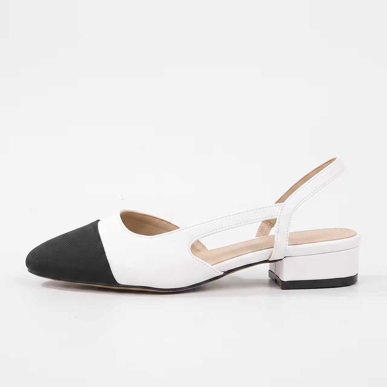 Camille Tweekleurige Slingback Ballerina’s