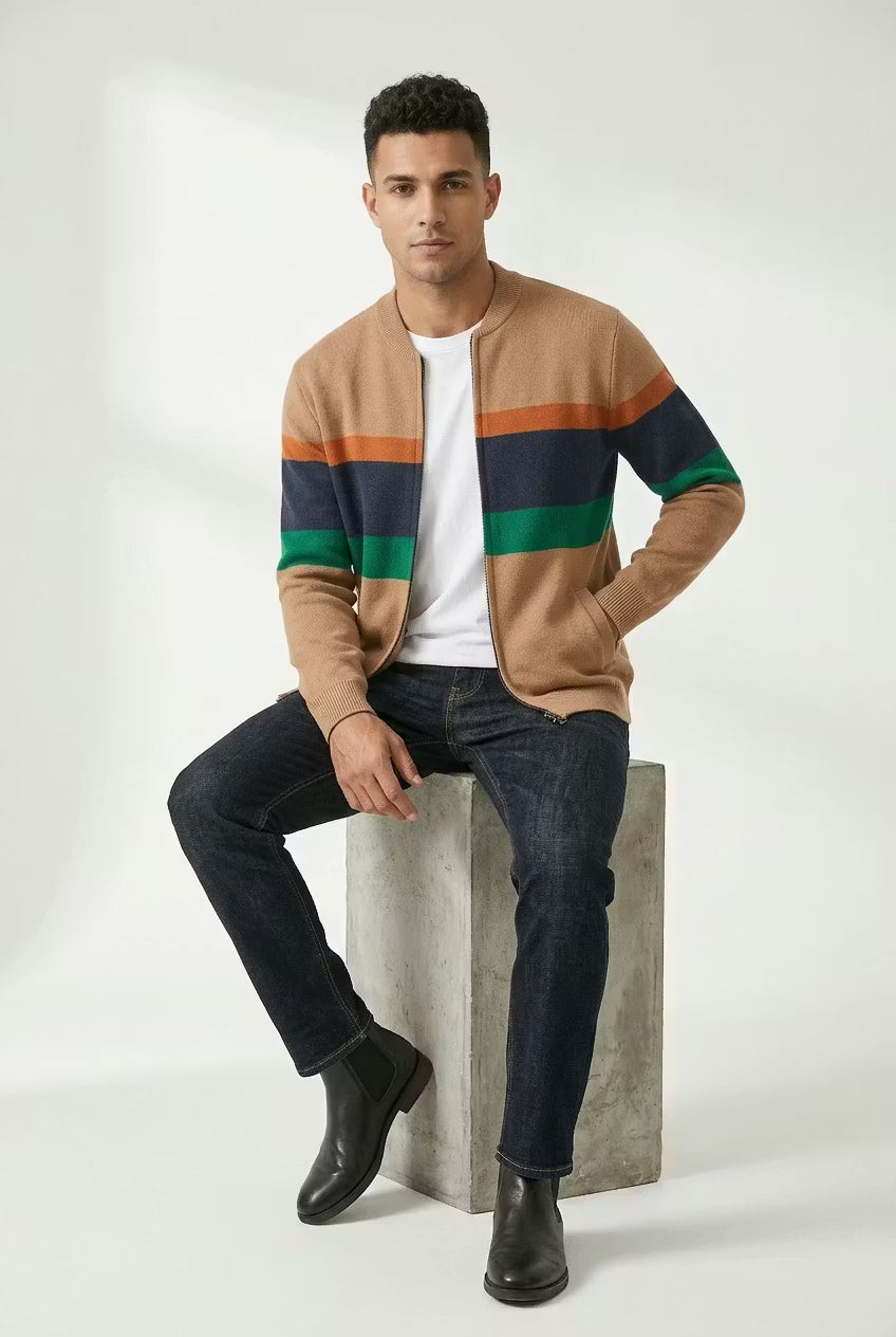 Canyon Stripe Knit Jacket