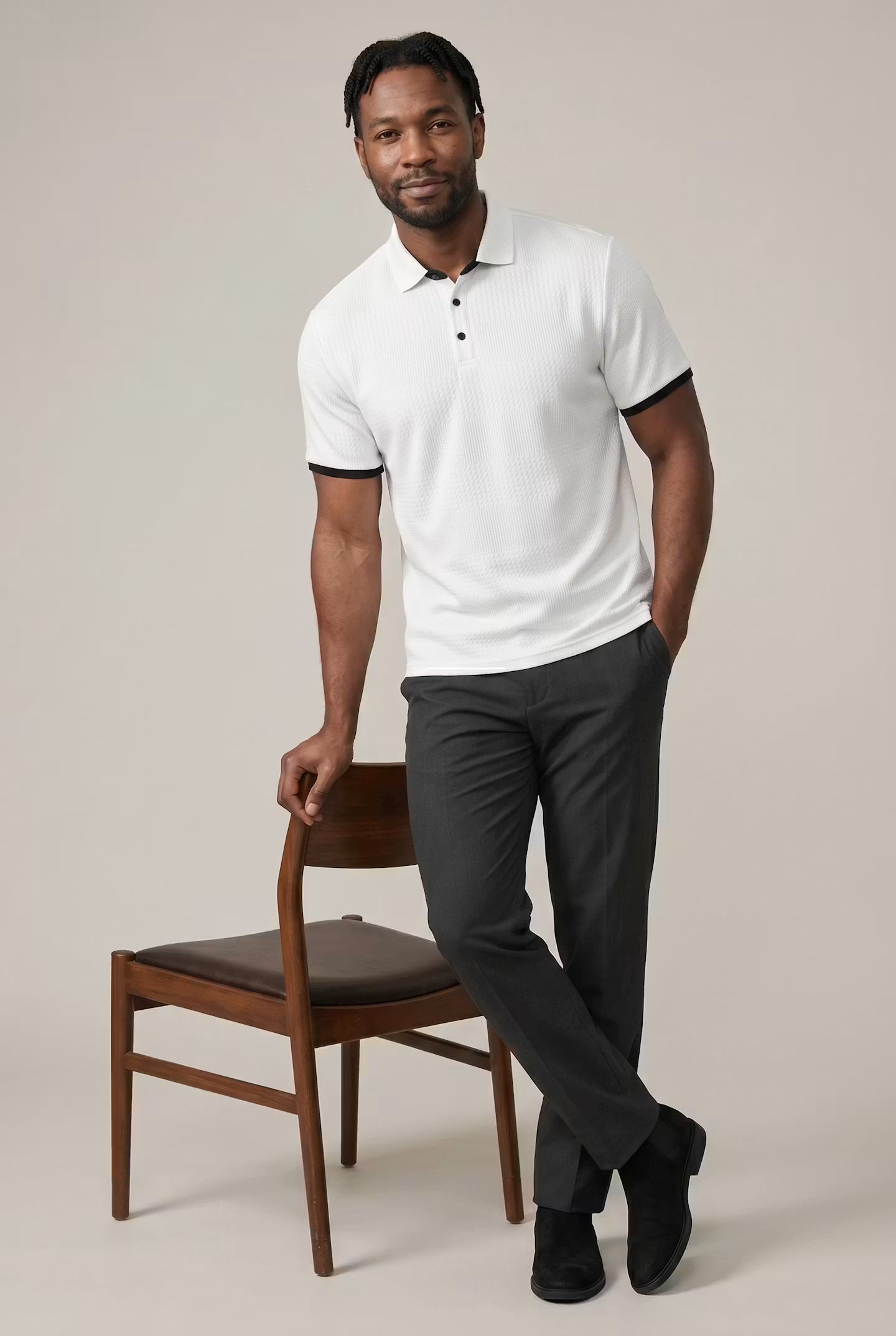 Preston Jacquard Polo