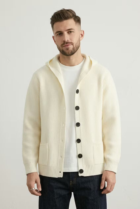 Coast Knit Hoodie Cardigan