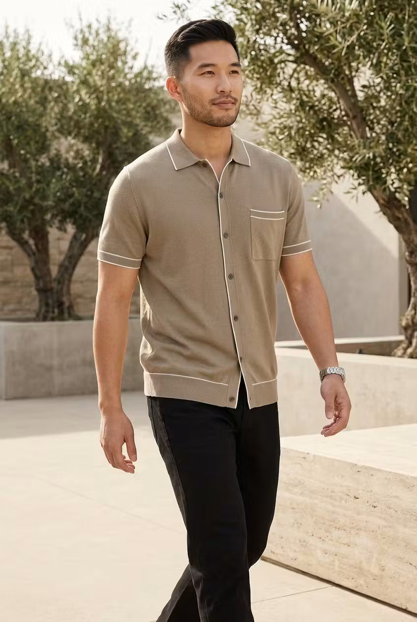 Monterey Tencel Button Polo