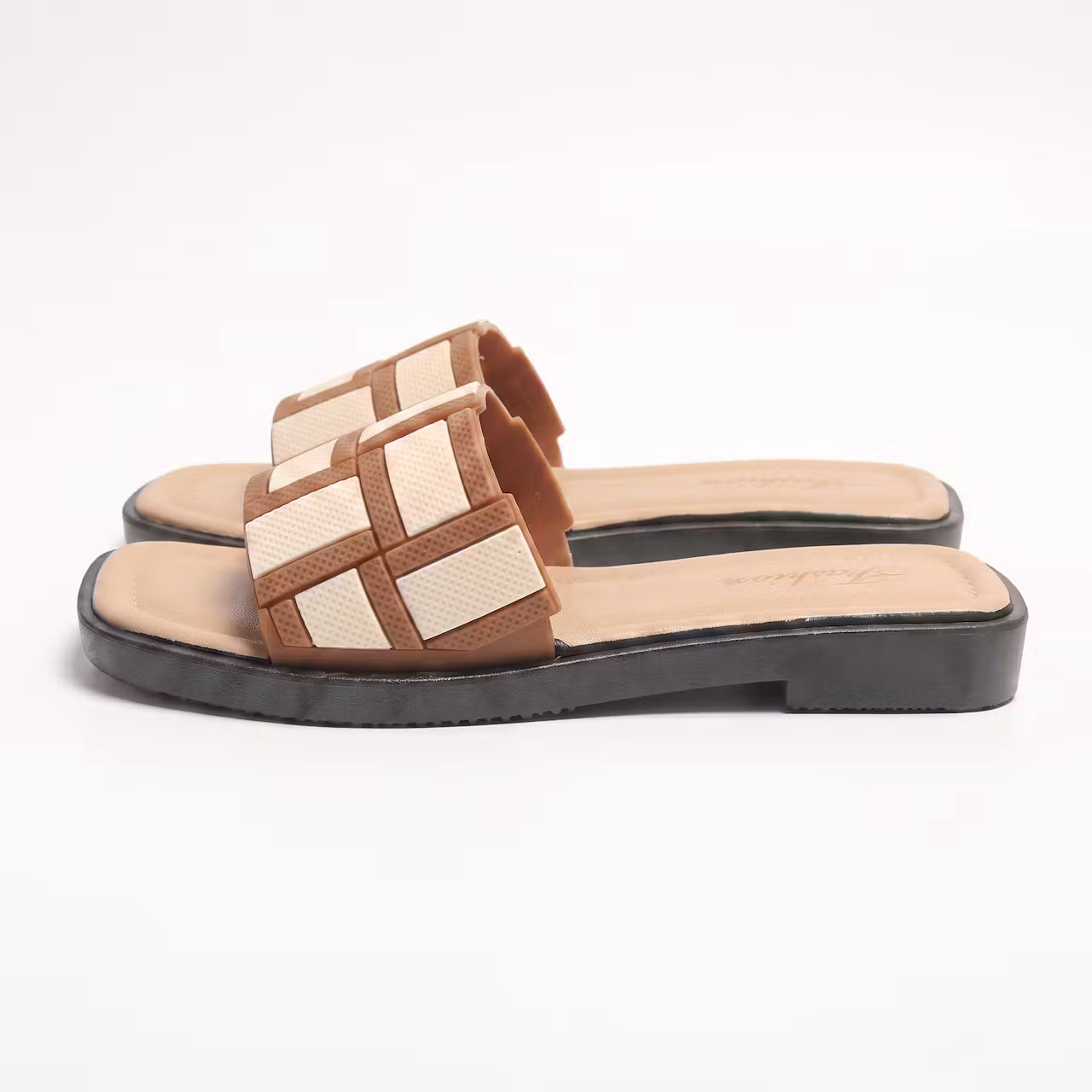 Slippers met Geweven Band