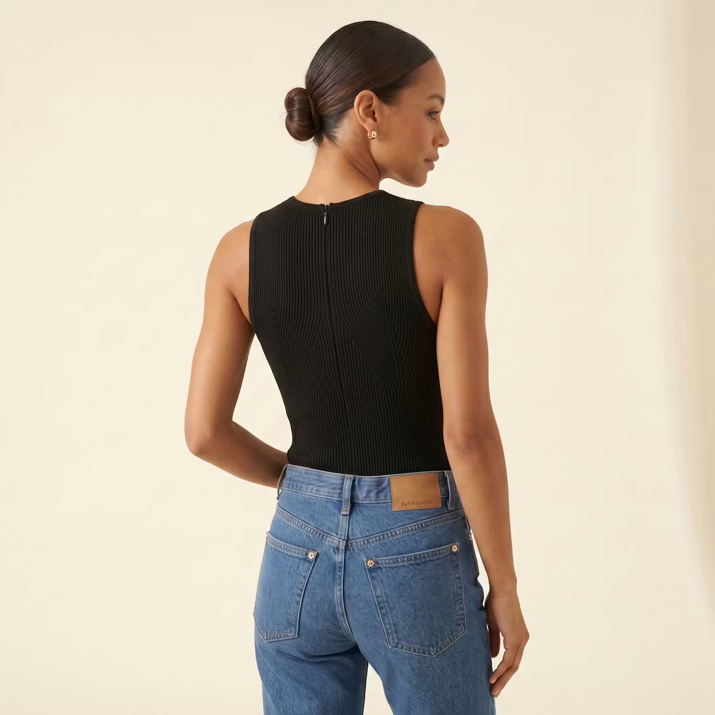 Camille Ribbed Knit Tank