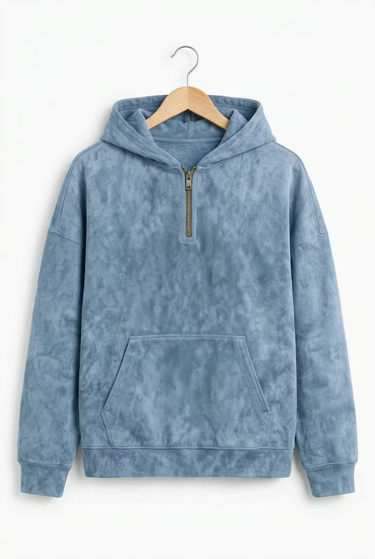 Stonewash halfrits hoodie