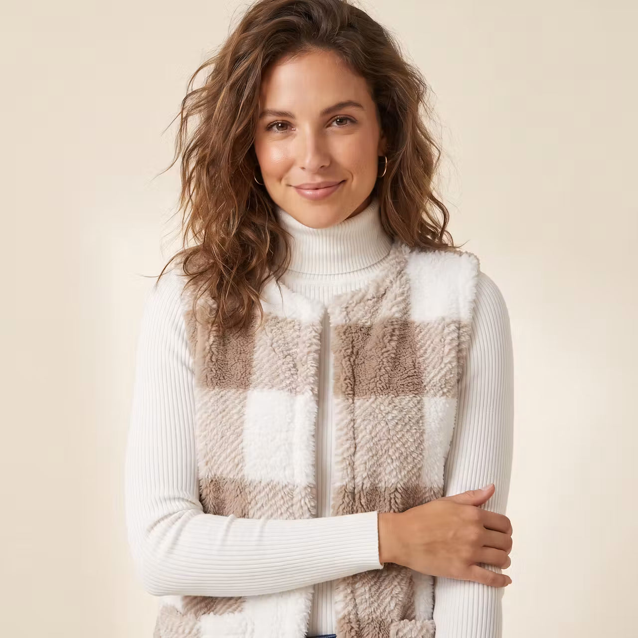 Siena Geruit Gilet