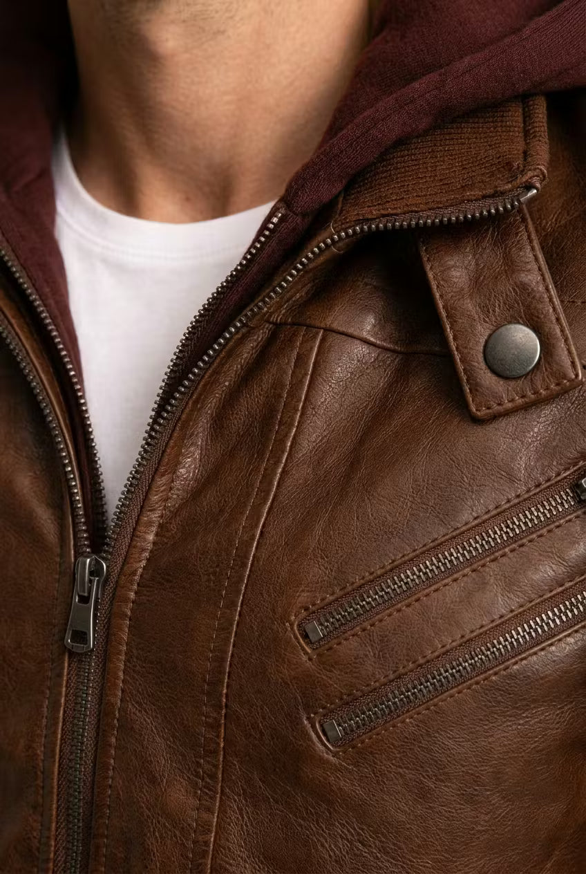 Ironwood Hooded Moto Jacket