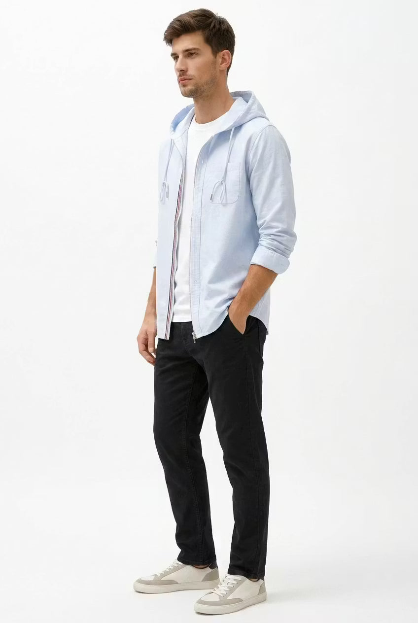 Coastal Ridge Hooded Overshirt