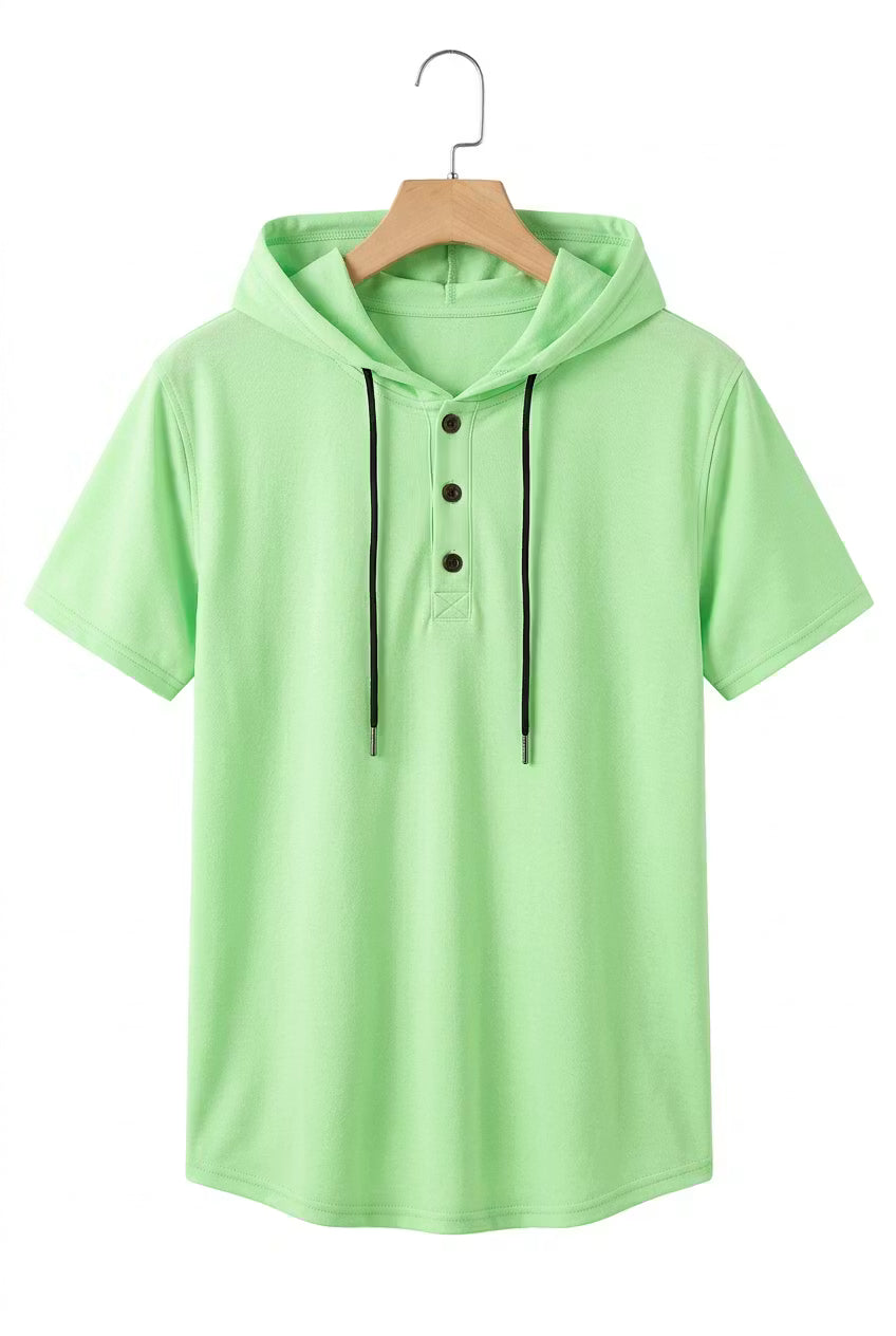 Crestline Hooded Henley Tee