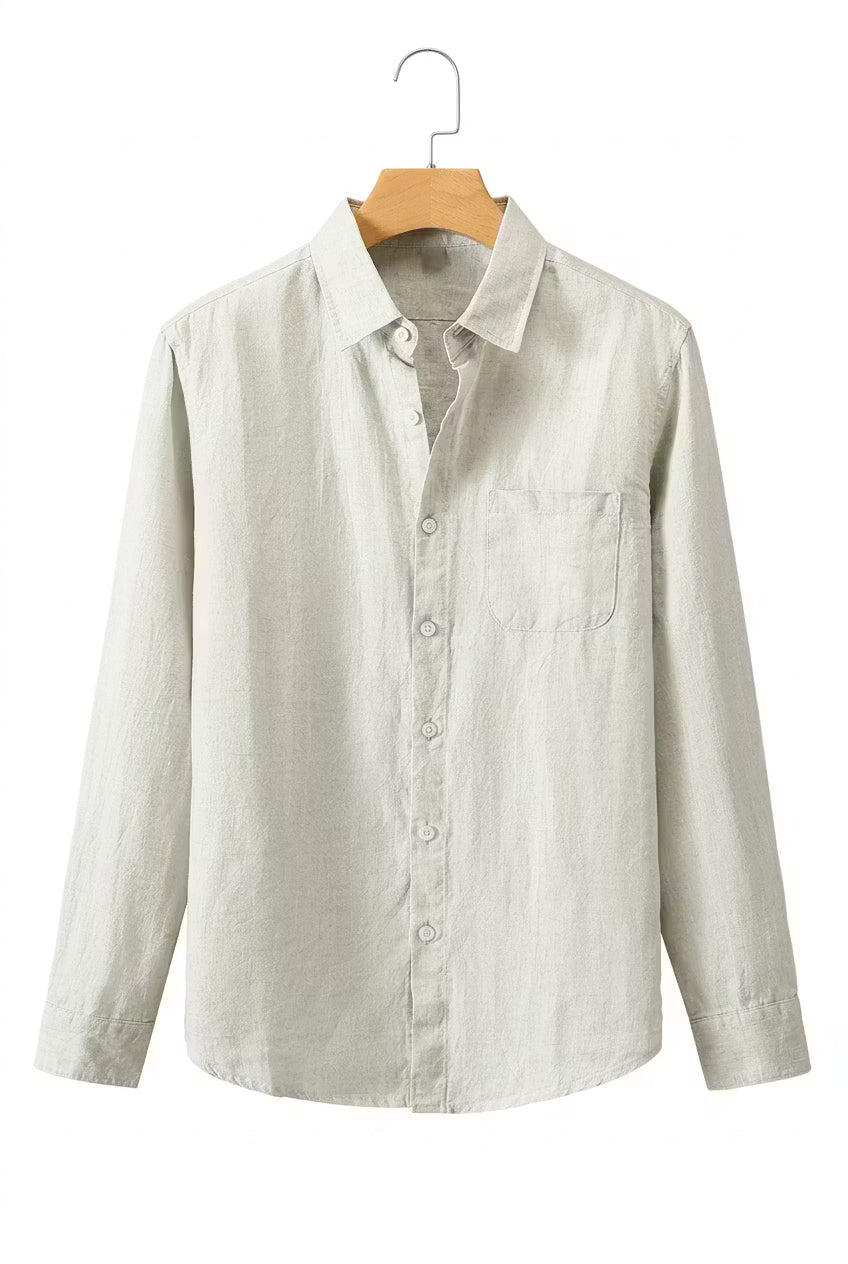 Sandbar Linen Blend Button Shirt