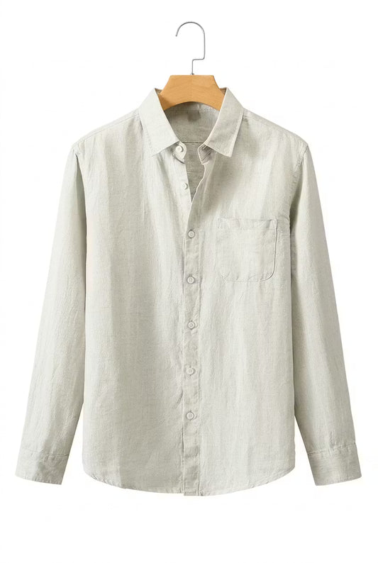 Sandbar Linen Blend Button Shirt
