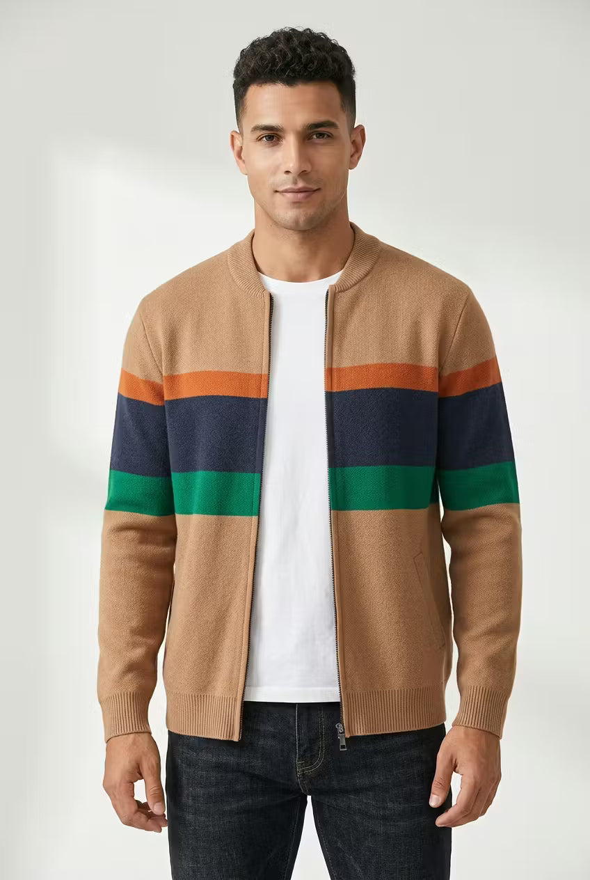 Canyon Stripe Knit Jacket