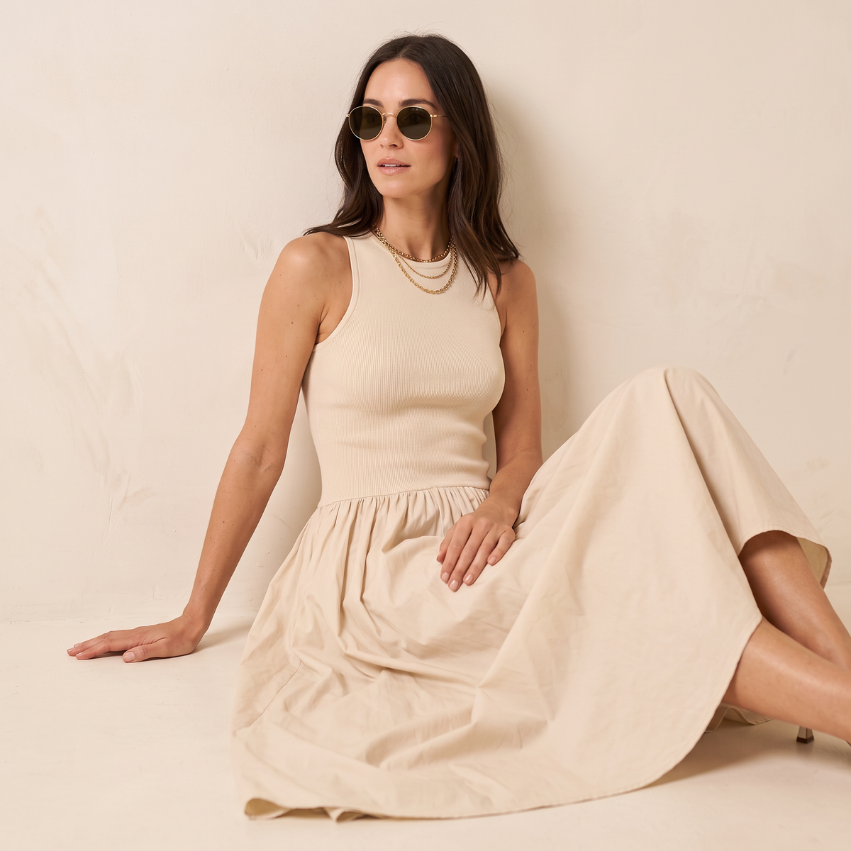 Meadow gebreide maxi-jurk
