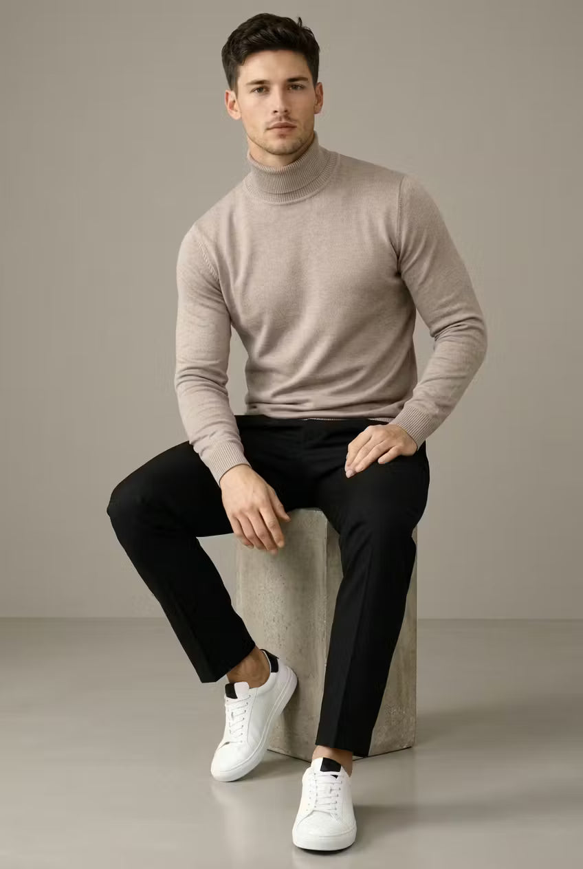 Harbour Ridge Ribbed Turtleneck Knit