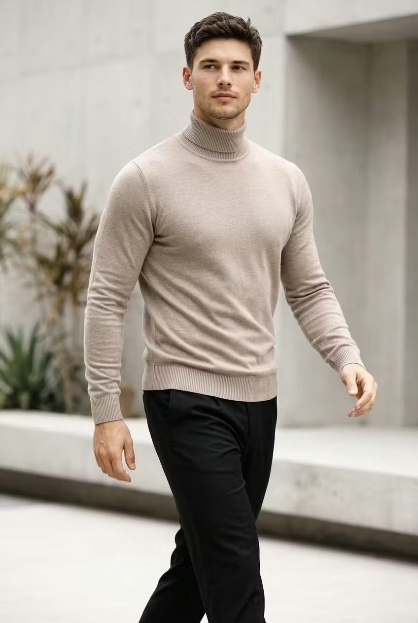 Harbour Ridge Ribbed Turtleneck Knit