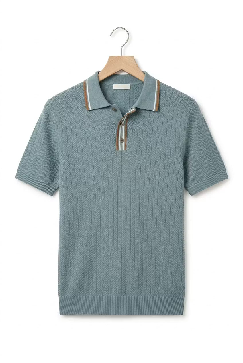Seabrook Textured Knit Polo