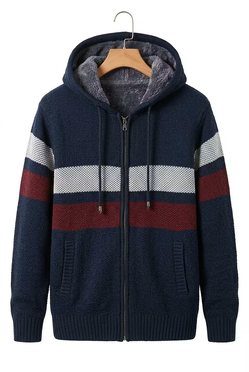 Northshore Stripe Zip Hoodie