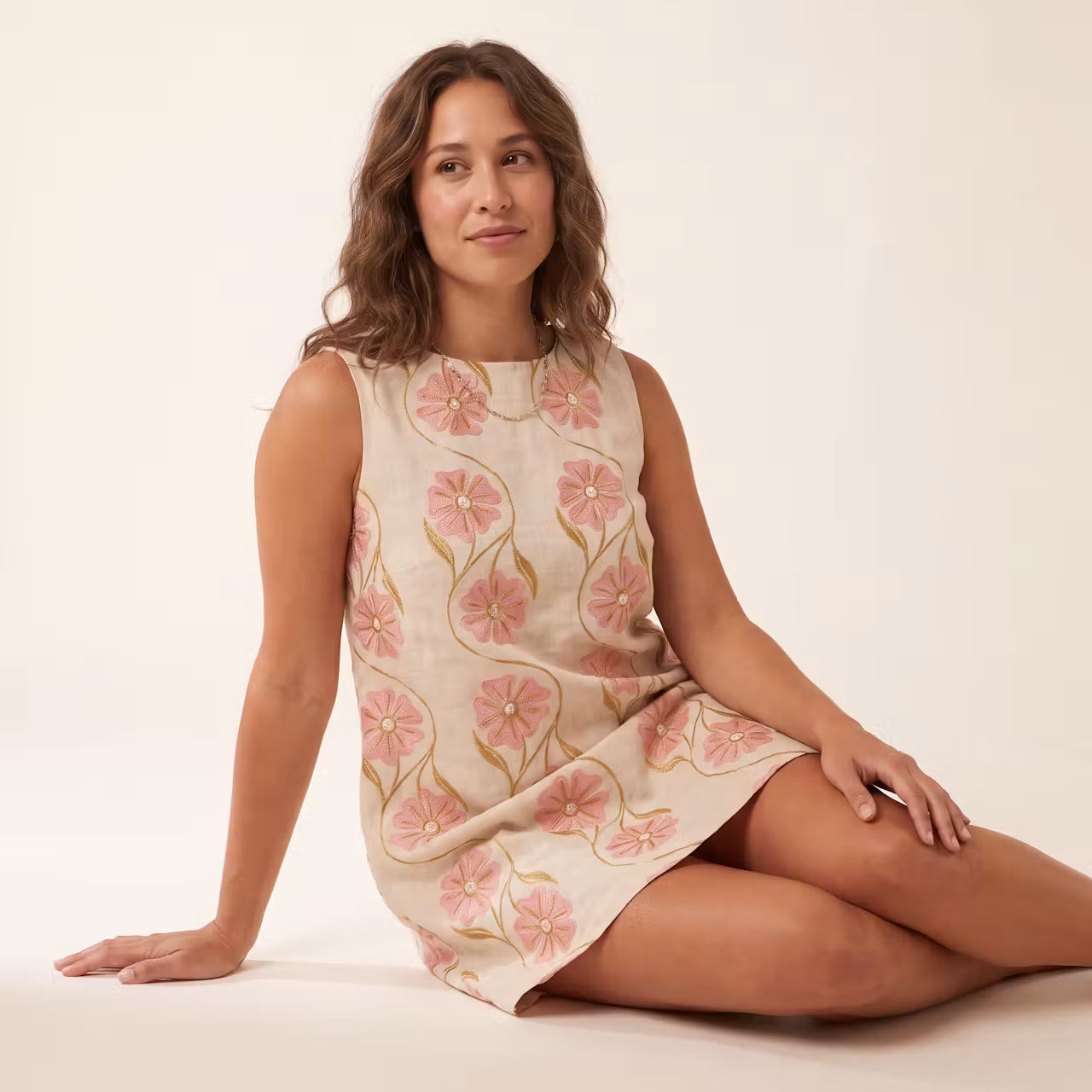 Elara Mini-jurk met Bloemenprint