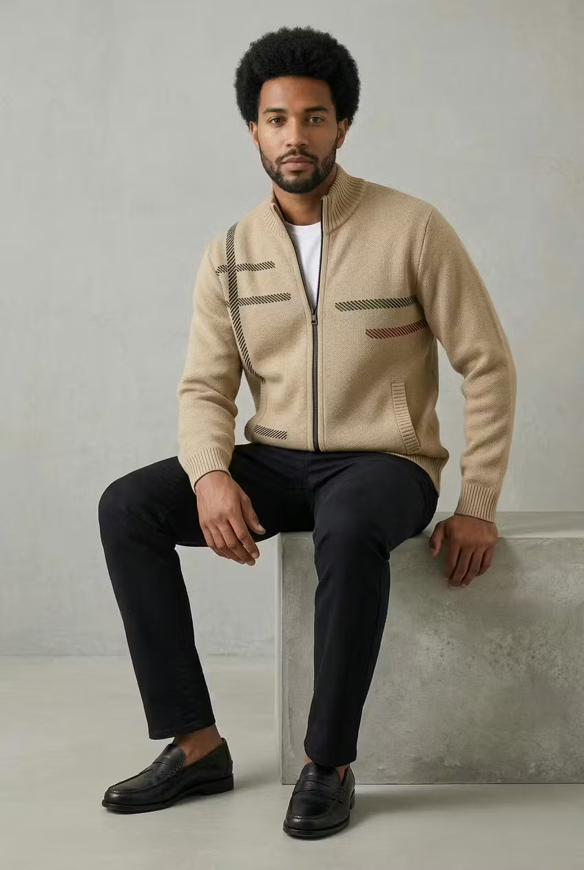 Ashford Knit Zip Cardigan
