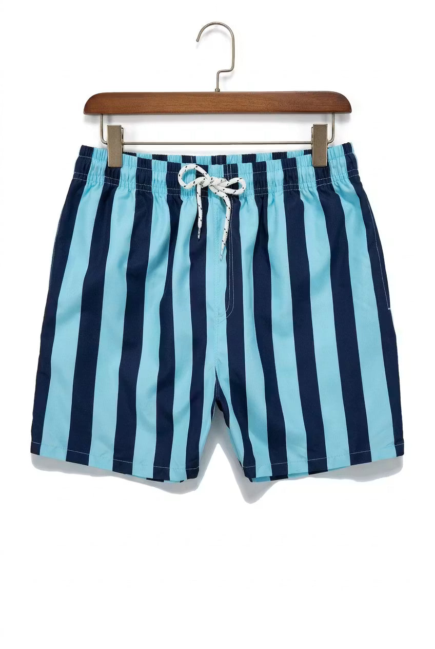Seaside Stripe Swim Shorts