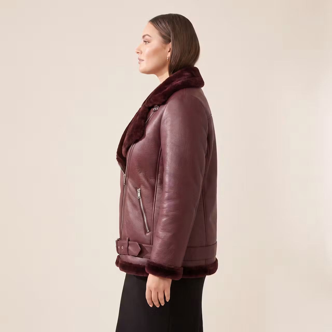 Sienna Aviator Jas met Ceintuur
