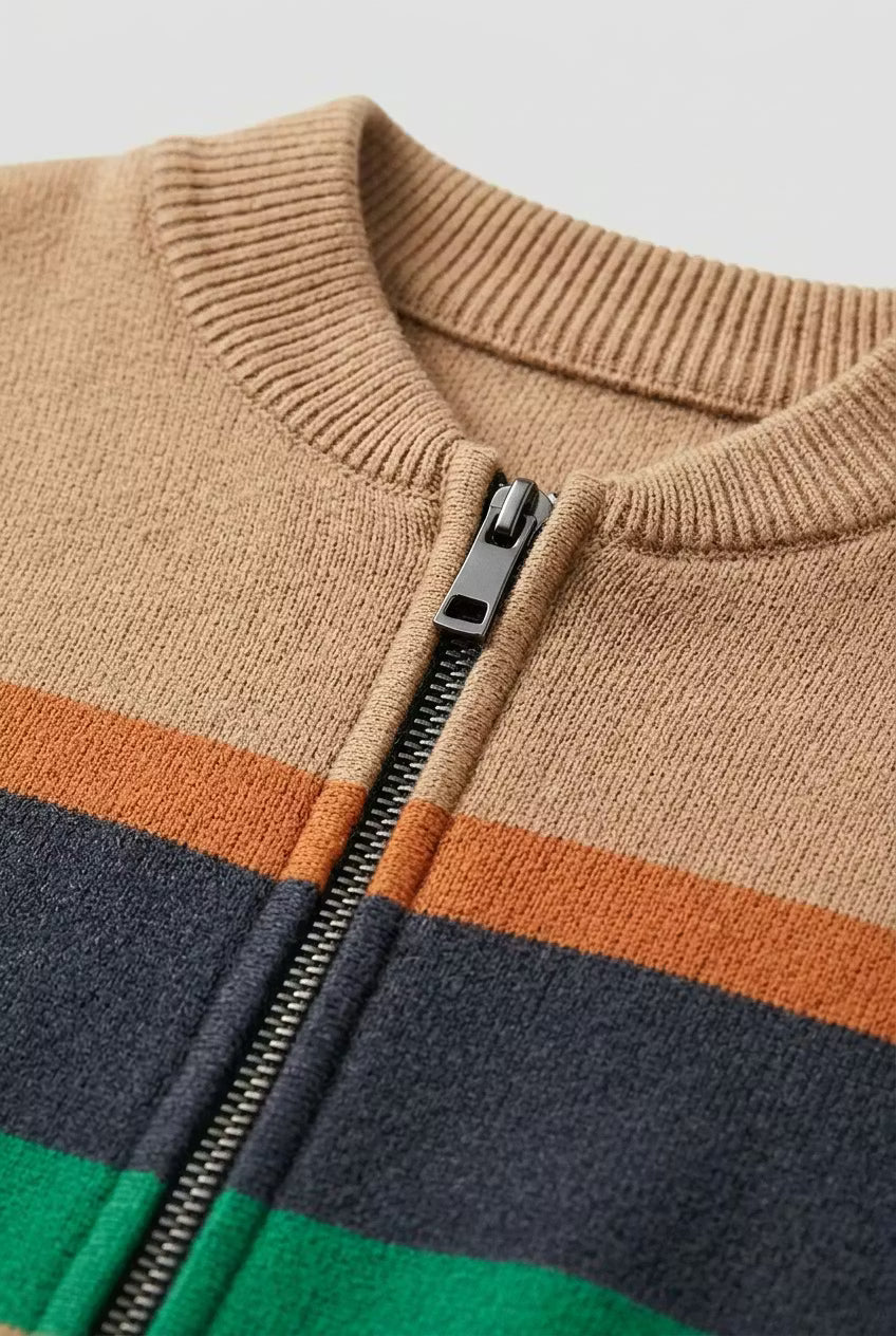 Canyon Stripe Knit Jacket