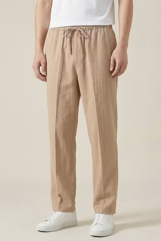 Pantalón straight fit cordón