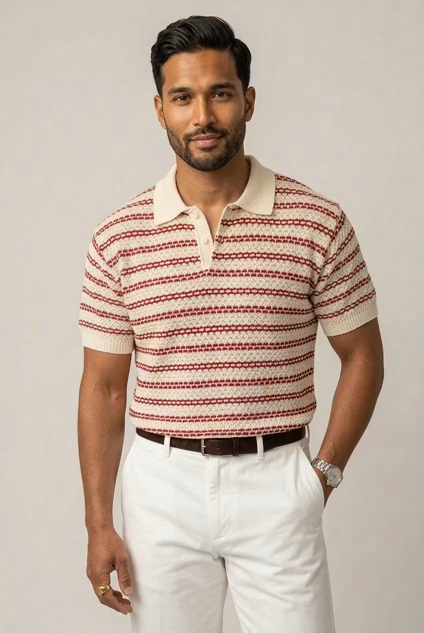 The Ashbourne Crochet Polo