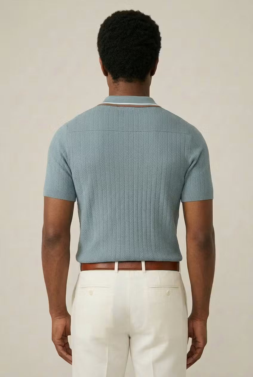 Seabrook Textured Knit Polo