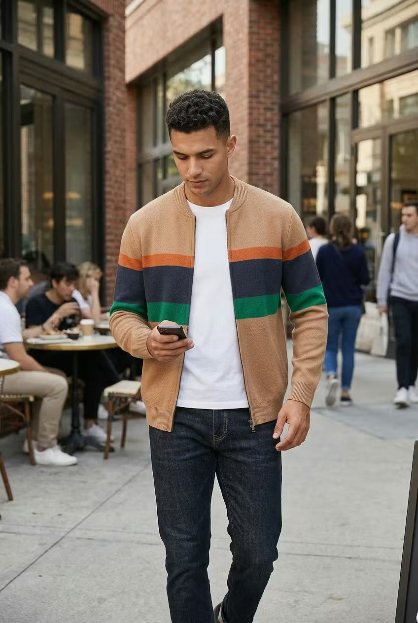 Canyon Stripe Knit Jacket