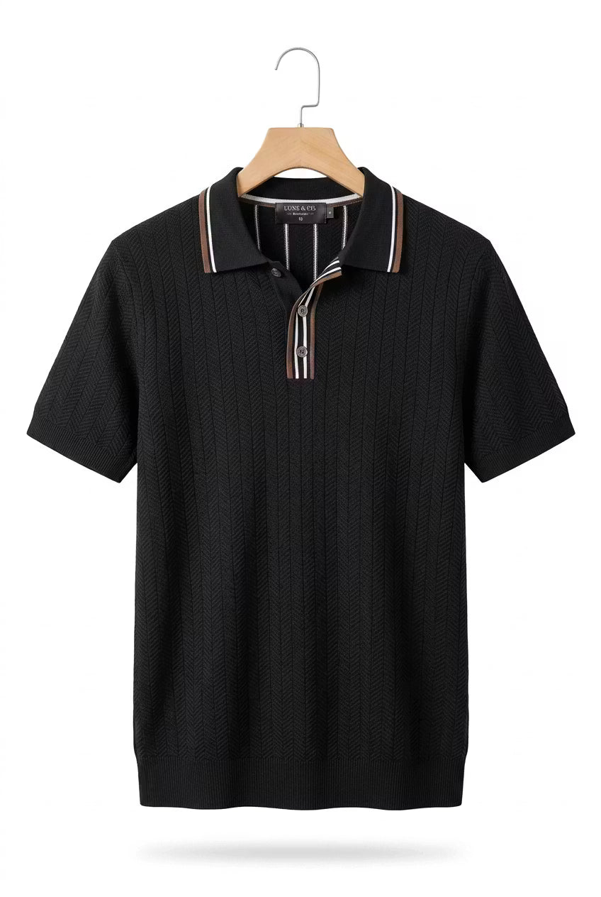 Seabrook Textured Knit Polo