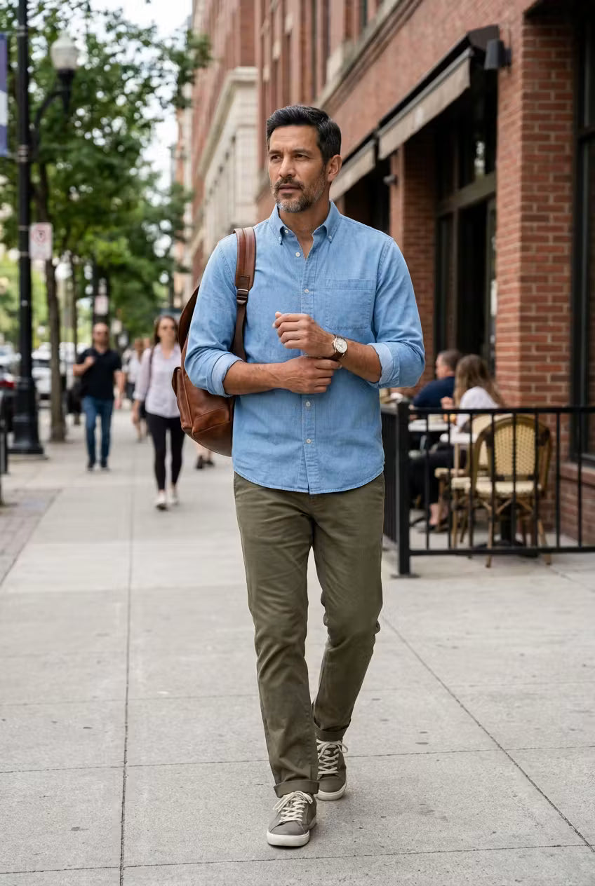 Washed Chambray Shirt